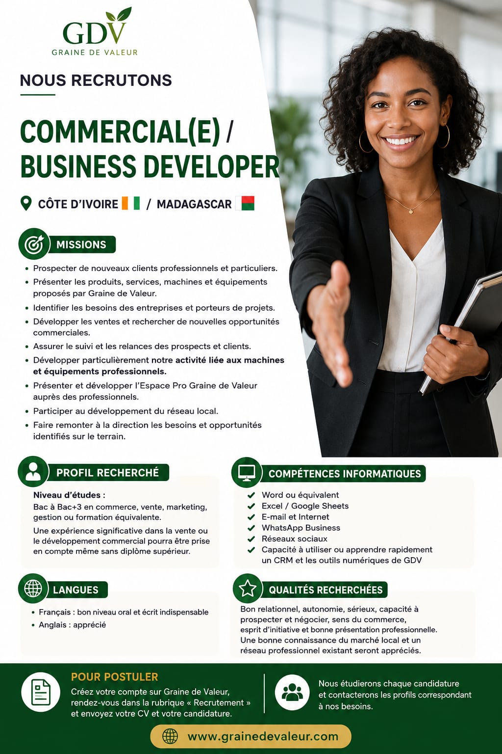 COMMERCIAL(E) / BUSINESS DEVELOPER